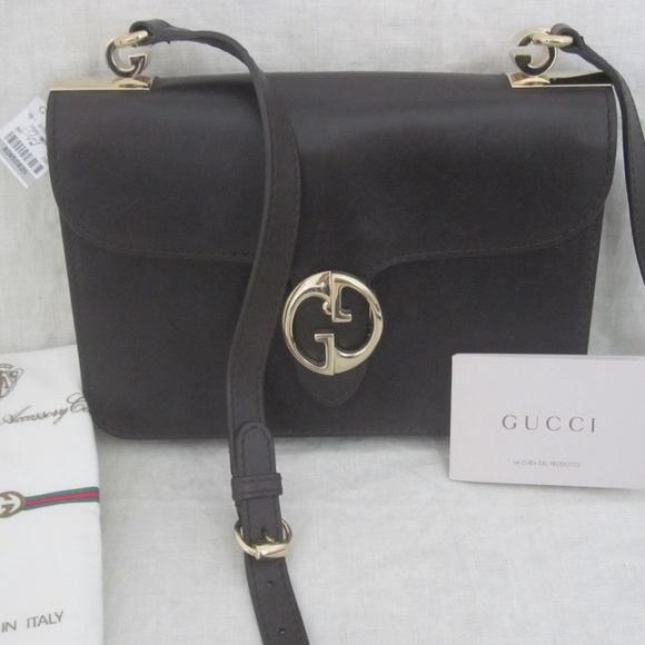 Gucci Handbags - SOLD ON E BAY GUCCI LEATHER SHOULDER HANDBAG